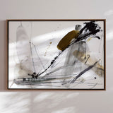 Håndlavet maleri i ramme - Lighthouse - Dan Hobday - Mixed media