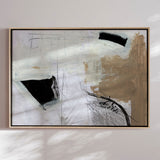 Håndlavet maleri i ramme - Motion - Dan Hobday - Mixed media