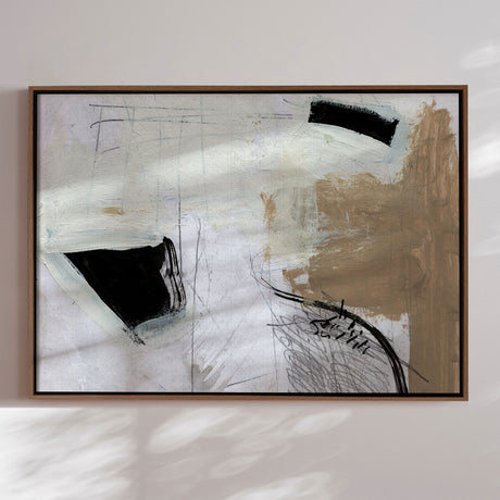 Håndlavet maleri i ramme - Motion - Dan Hobday - Mixed media