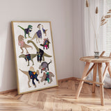 Plakat - Whimsical Dinosaur Sweaters - Hanna Melin