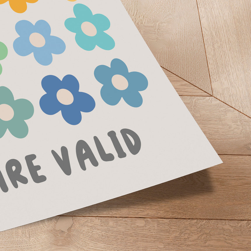 Plakat - All Feelings are Valid - KsanaKalpa