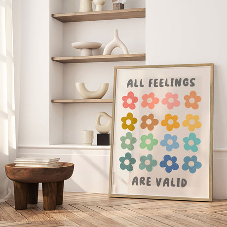 Plakat - All Feelings are Valid - KsanaKalpa