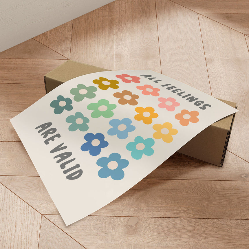Plakat - All Feelings are Valid - KsanaKalpa