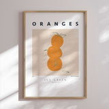 Plakat - Minimalist Orange Stack - Ivy Green Illustrations