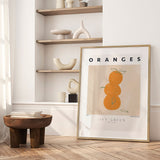 Plakat - Minimalist Orange Stack - Ivy Green Illustrations