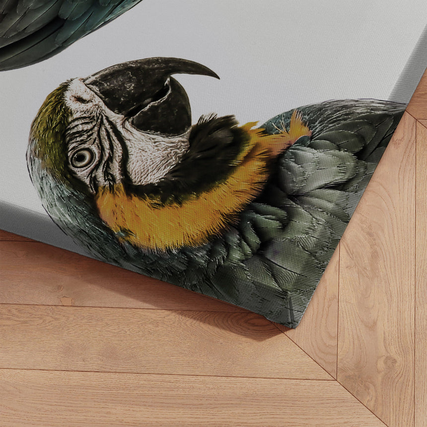Lærredstryk - Vibrant Parrot Duo - Treechild