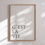 Plakat - C'est La Vie - Duchess Plum