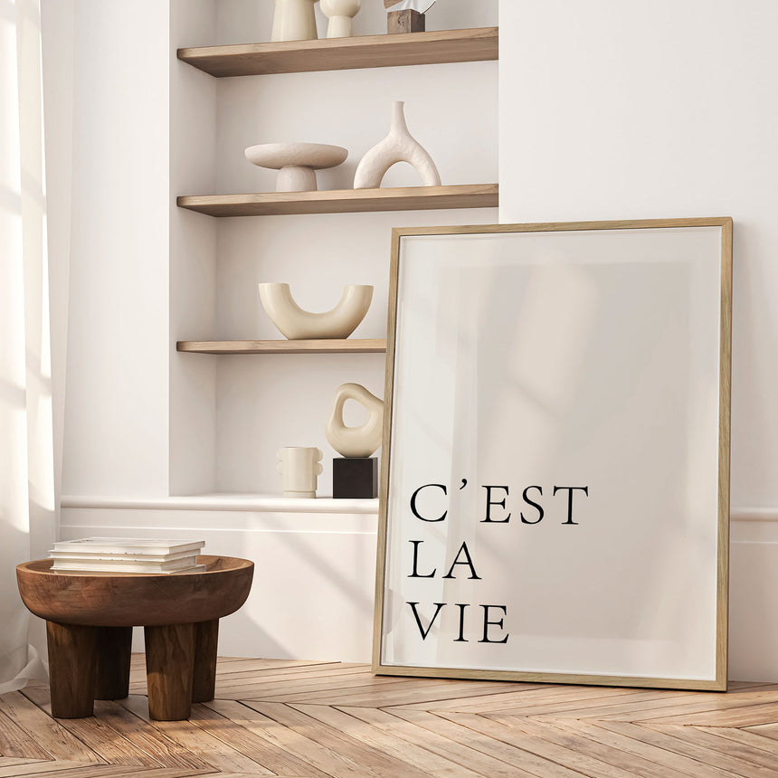 Plakat - C'est La Vie - Duchess Plum