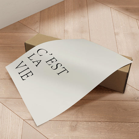 Plakat - C'est La Vie - Duchess Plum