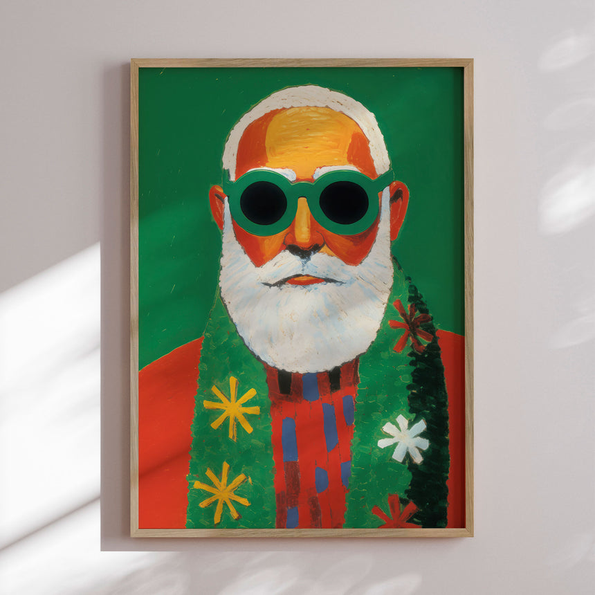 Plakat - Sunny Santa Style - Treechild