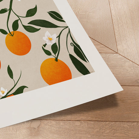 Plakat - Orange Elegance - Emel Tunaboylu