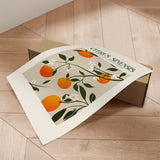 Plakat - Orange Elegance - Emel Tunaboylu