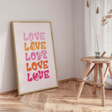Plakat - Love - Oju Design