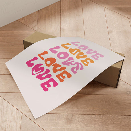 Plakat - Love - Oju Design