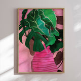 Plakat - Monstera Vase - Ana Rut Bre
