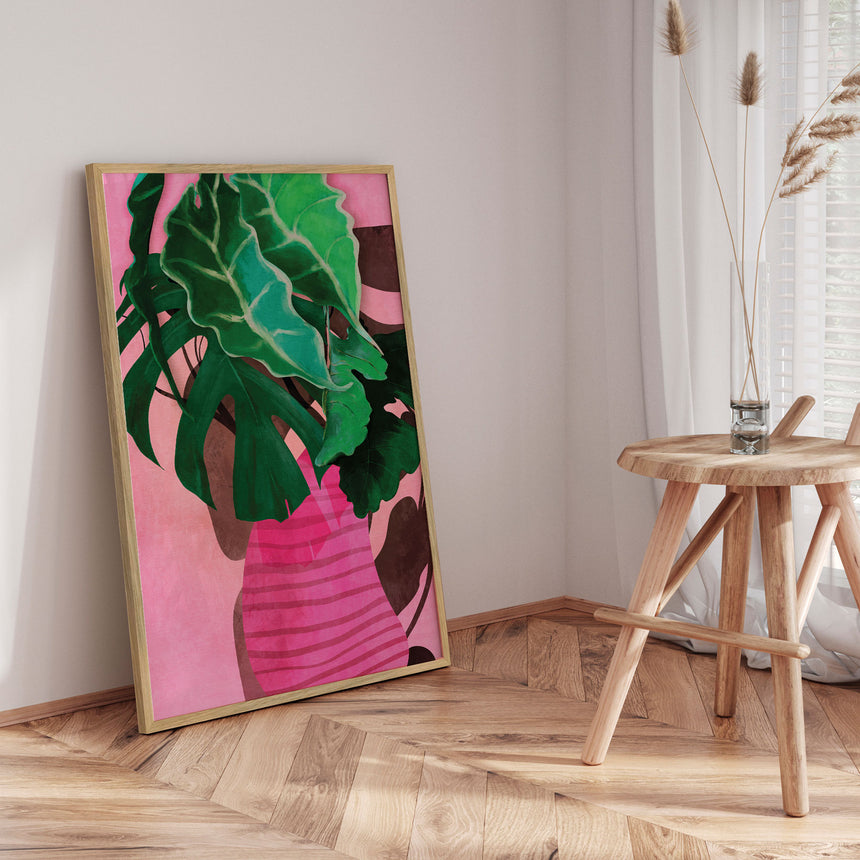Plakat - Monstera Vase - Ana Rut Bre