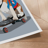 Plakat - Superhero Beagle - ByKammille
