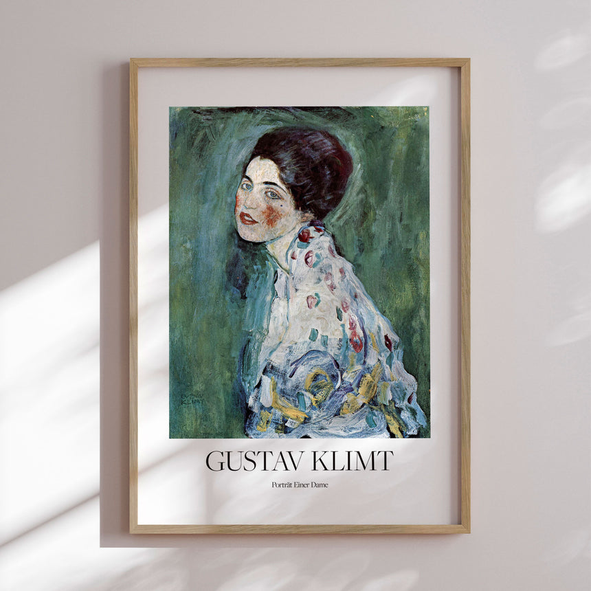 Plakat - Porträt Einer Dame - Gustav Klimt