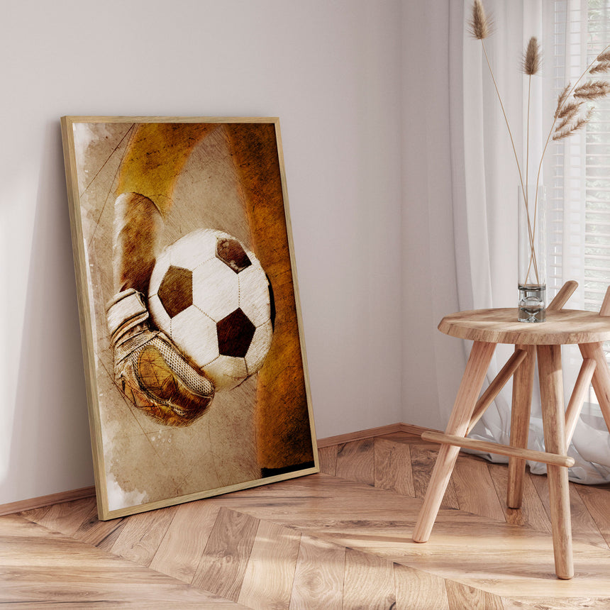 Plakat - Soccer Goalie - Justyna Jaszke