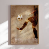Plakat - Soccer Player - Justyna Jaszke