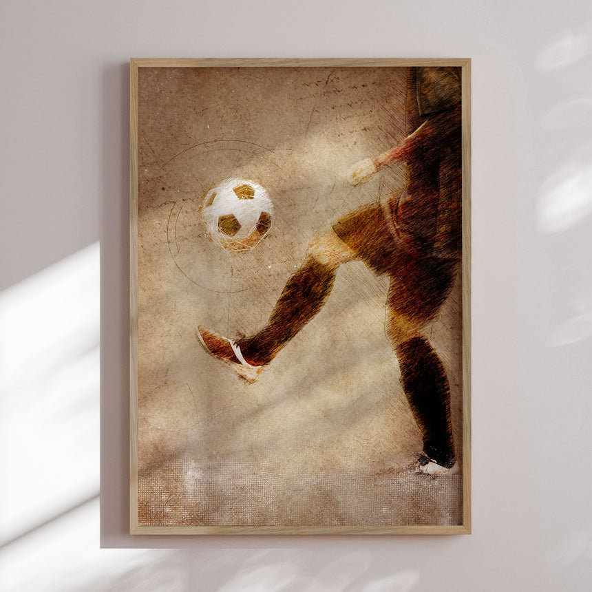 Plakat - Soccer Player - Justyna Jaszke