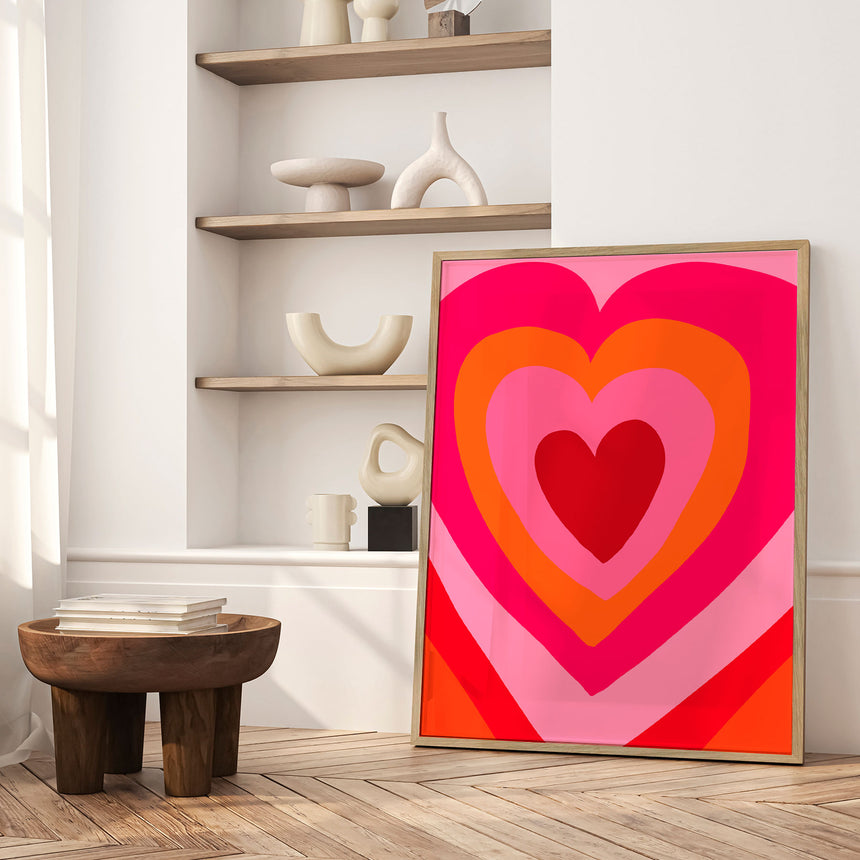 Plakat - Heart Layers Harmony - Athene Fritsch