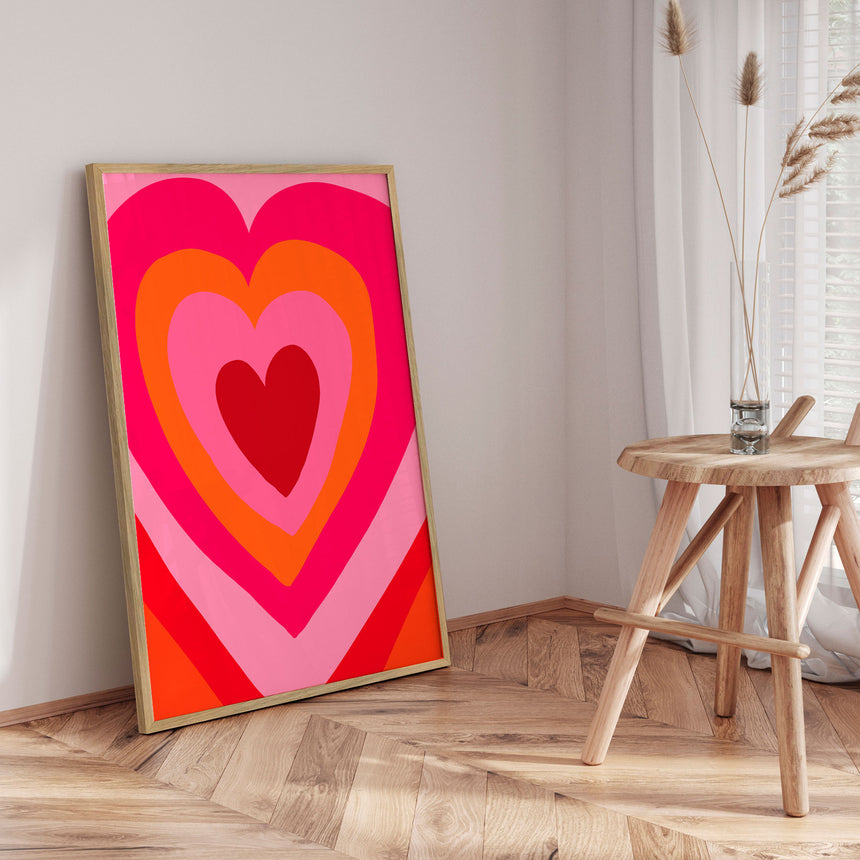 Plakat - Heart Layers Harmony - Athene Fritsch