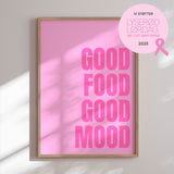 Plakat - Positive Vibes Only - Athene Fritsch