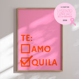 Plakat - Tequila Choices - Athene Fritsch