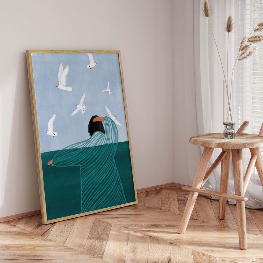 Plakat - Seaside Serenity - Bea Müller