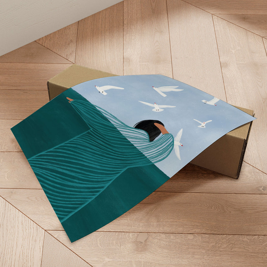Plakat - Seaside Serenity - Bea Müller