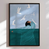 Lærredstryk - Seaside Serenity - Bea Müller