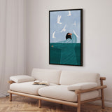 Lærredstryk - Seaside Serenity - Bea Müller