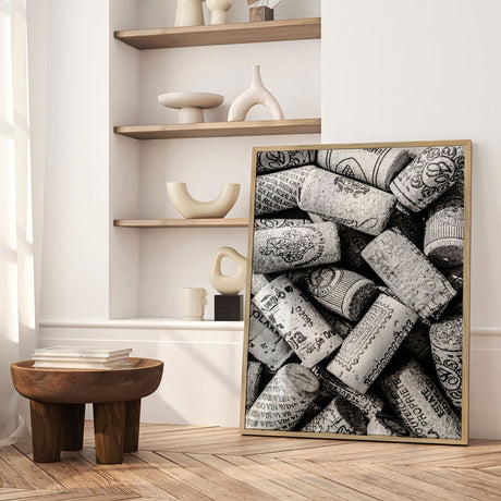 Plakat - Vintage Wine Corks