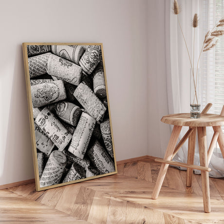 Plakat - Vintage Wine Corks