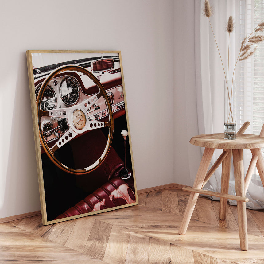 Plakat - Vintage Car Interior - Magda Izzard
