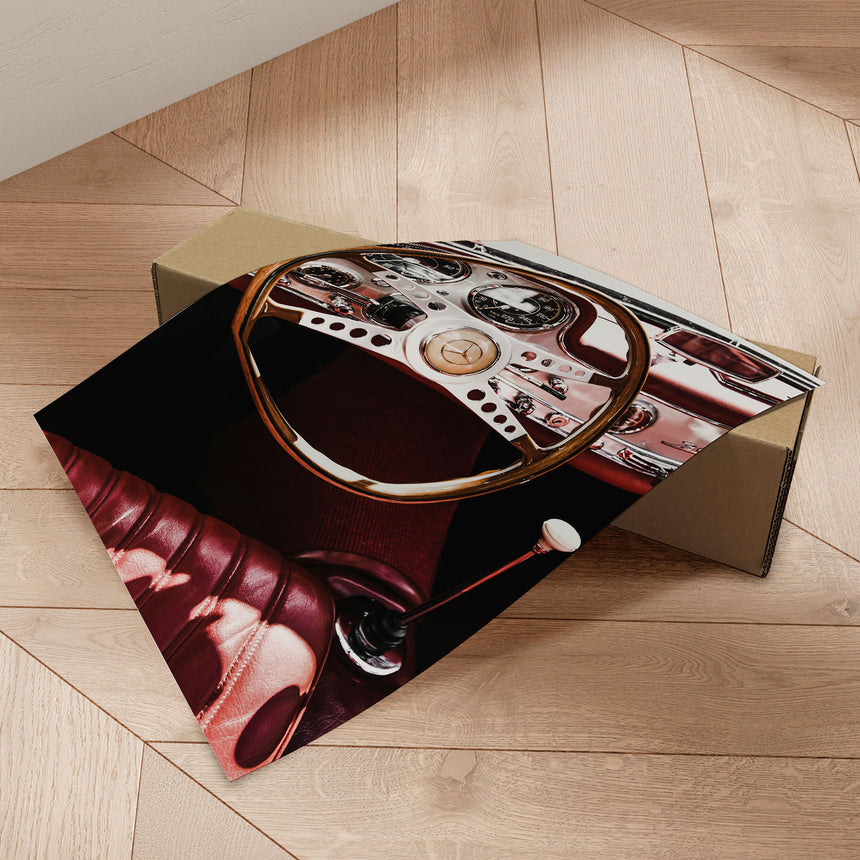 Plakat - Vintage Car Interior - Magda Izzard