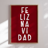 Plakat - Feliz Navidad - Rosana Laiz Blursbyai