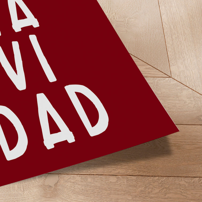 Plakat - Feliz Navidad - Rosana Laiz Blursbyai