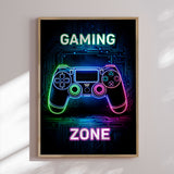 Plakat - Neon Gaming Zone - Andreas Magnusson
