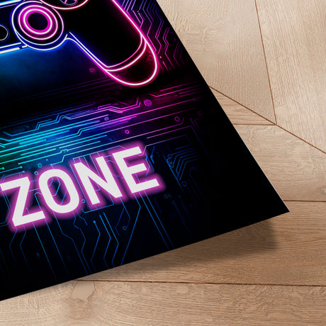 Plakat - Neon Gaming Zone - Andreas Magnusson