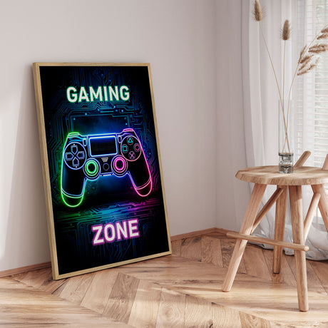 Plakat - Neon Gaming Zone - Andreas Magnusson