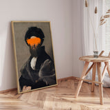 Plakat - Orange Drip Portait - The Art Concept