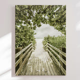 Lærredstryk - Tropical Beach Path - Melanie Viola