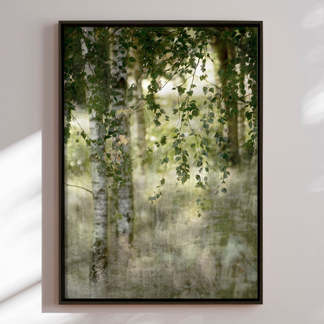Lærredstryk - Dreamy Birch Forest - Chistina Sillen