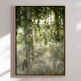Lærredstryk - Dreamy Birch Forest - Chistina Sillen