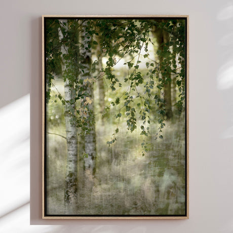 Lærredstryk - Dreamy Birch Forest - Chistina Sillen