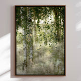Lærredstryk - Dreamy Birch Forest - Chistina Sillen