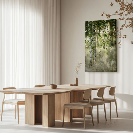 Lærredstryk - Dreamy Birch Forest - Chistina Sillen
