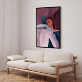 Lærredstryk - Embrace of Souls - Goed Blauw